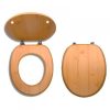 Novaservis Borovice fenyő mintás, funérozott fa  WC ülőke