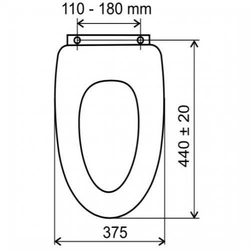 Novaservis világos dió színű, funérozott fa WC ülőke