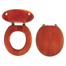   Novaservis dió lecsapódásgátlós, funérozott fa WC ülőke