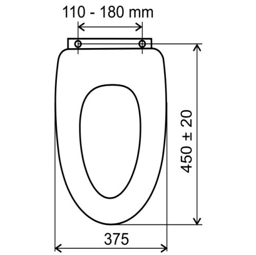 Novaservis kiskutyamintás MDF WC ülőke