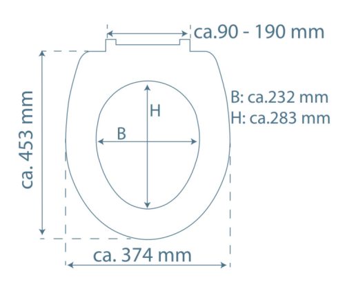 Schütte Szürke Duroplast gyorsan leszerelhető, lecsapódásgátlós wc ülőke