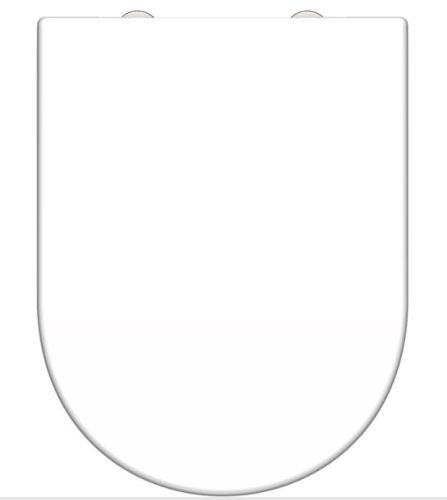 Schütte Fehér D formájú Duroplast gyorsan leszerelhető, lecsapódságátlós wc ülőke