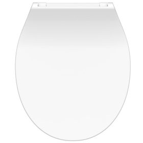   Schütte törtfehér Duroplast Slim gyorsan leszerelhető, lecsapódásgátlós wc ülőke