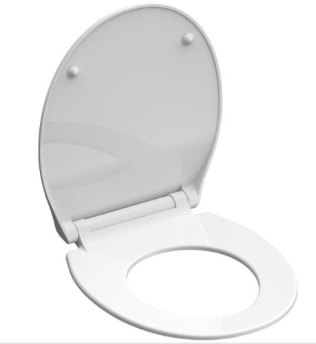 Schütte törtfehér Duroplast Slim gyorsan leszerelhető, lecsapódásgátlós wc ülőke