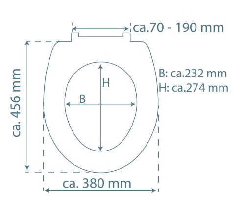 Schütte Szürke Duroplast Slim gyorsan leszerelhető, lecsapódásgátlós wc ülőke