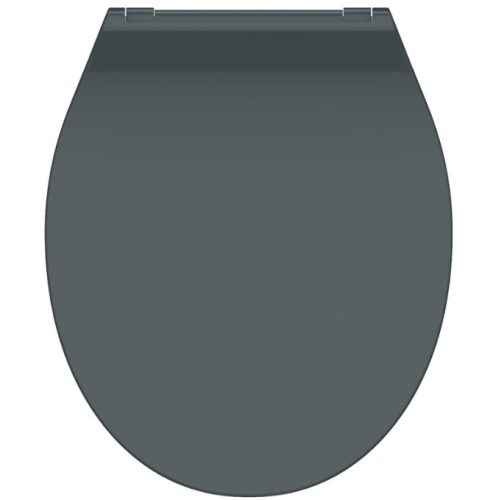 Schütte Antracit Duroplast Slim gyorsan leszerelhető, lecsapódásgátlós wc ülőke