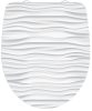 Schütte Duroplast fehér hullámos, lecsapódásgátlós wc ülőke