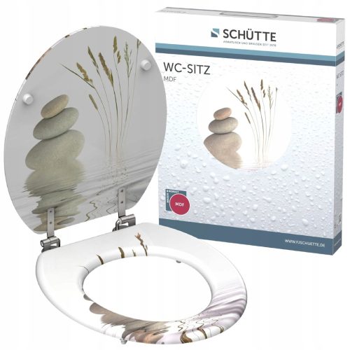 Schütte MDF Balance mintás, lecsapódásgátlós wc ülőke