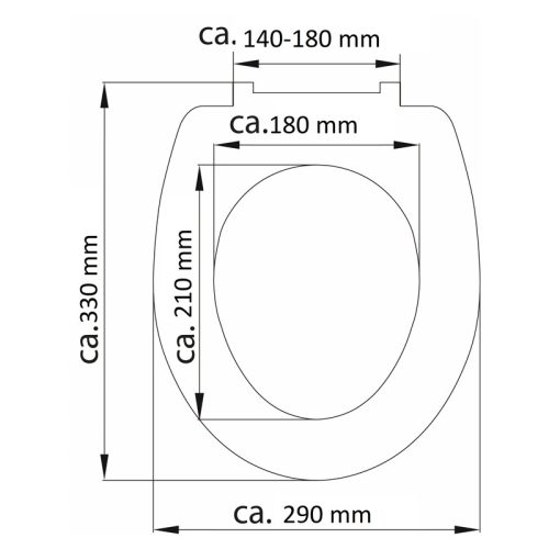 Duroplast fehér gyermek wc ülőke