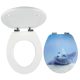 Novaservis Cica mintás, 3D, MDF soft close WC ülőke