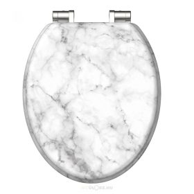   MDF WC-ülőke soft close – márvány mintás (Marmor Stone)