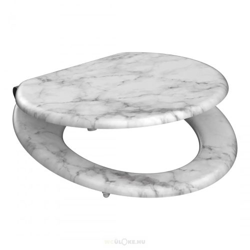 MDF WC-ülőke soft close – márvány mintás (Marmor Stone)