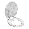MDF WC-ülőke soft close – márvány mintás (Marmor Stone)