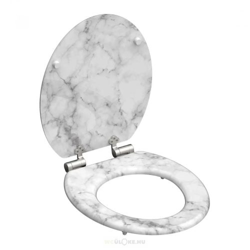 MDF WC-ülőke soft close – márvány mintás (Marmor Stone)