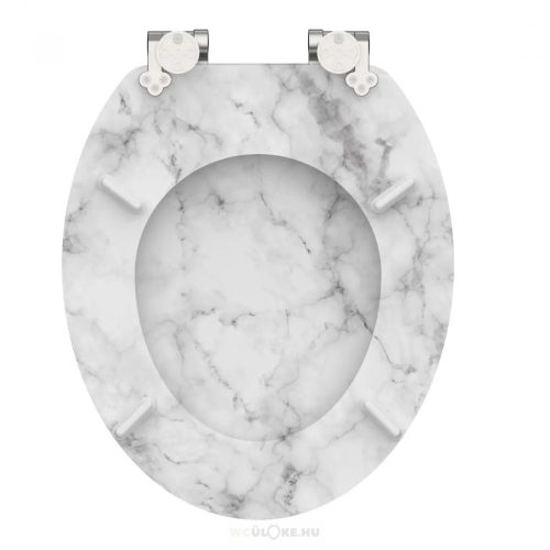 MDF WC-ülőke soft close – márvány mintás (Marmor Stone)