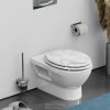 MDF WC-ülőke soft close – márvány mintás (Marmor Stone)