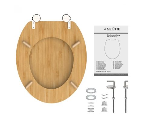 Schütte 100% Bambusz wc ülőke - TERMÉSZETES BAMBUSZ