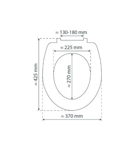 Schütte 100% Bambusz wc ülőke - TERMÉSZETES BAMBUSZ