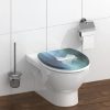 Duroplast WC-ülőke "Hullott levél" lágy záródással