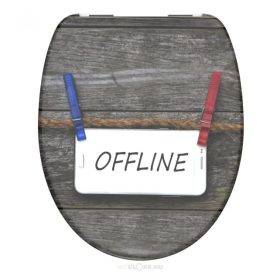 Duroplast WC-ülőke lágy záródással – OFFLINE modell