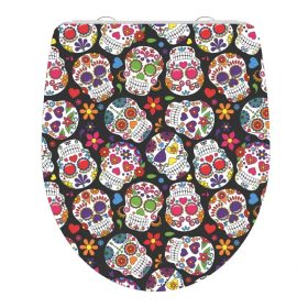   Duroplast HG WC-ülőke GRAZY SKULL lágy záródással és gyorszárással