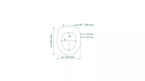 Wc ülőke Duroplast ''MAGIC LIGHT''  lecsapodásgátlós