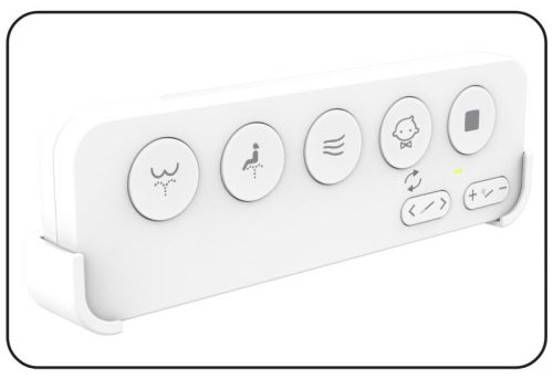 Japán stílusú bidés wc-ülőke Luxe Silver