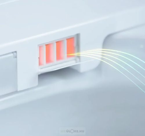 Japán stílusú bidés wc-ülőke Luxe Silver