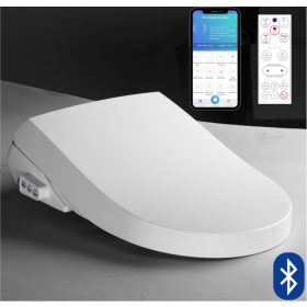 Japán stílusú bidés wc-ülőke Luxe Silver Connect